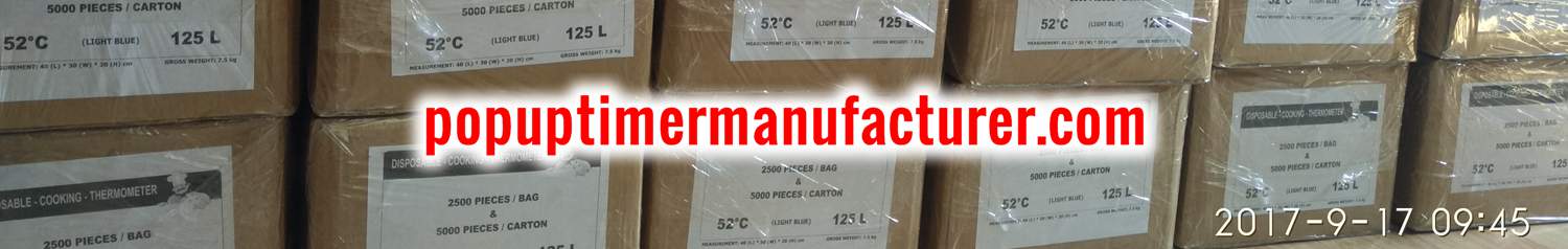 PopNReady Disposable Pop-Up Timer Manufacturing History Since 2006